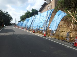 樋口　道路工事